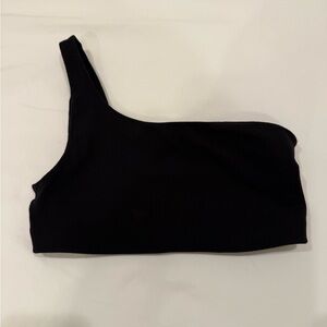 Lululemon Ribbed One Shoulder Bra | Black